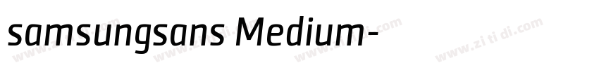 samsungsans Medium字体转换 samsungsans Medium字体转换